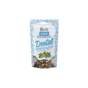 Лакомство Brit Care Cat Snack Dental - 50 гр 00000005231 фото