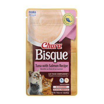 Пауч Ciao Cat Wet Bisque Tuna with Salmon Recipe - 40 гр 00000010197 снимка