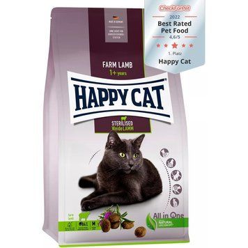 Храна Happy Cat Sterilised Adult Pasture-raised Lamb, 10 кг 00000000253 снимка