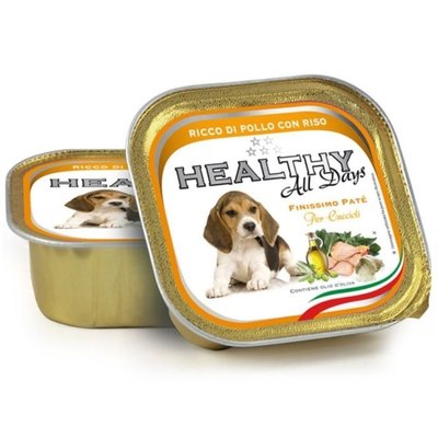 Пастет Healthy Meat All days Puppy Chicken with Rice - 150 гр 00000005675 снимка