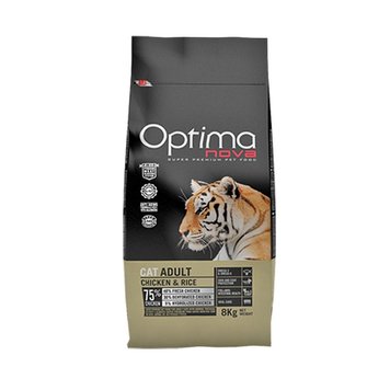 Храна Visan Optima Nova Cat Adult Chicken & Rice, 8 кг 00000000781 снимка