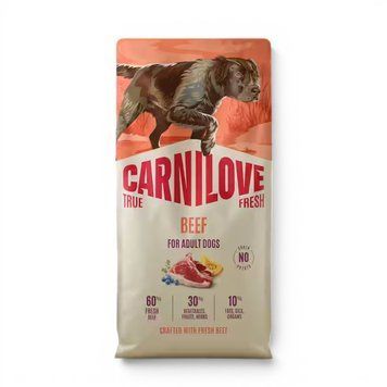 Суха храна Carnilove True Fresh Dog Dry Beef for Adult All Breeds, 12 кг 00000010280 снимка