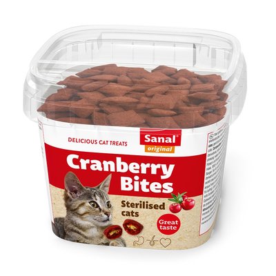 Лакомство Sanal Cat Cranberry & Chicken Bites Cup - 75 гр (SC1578) 00000000988 снимка