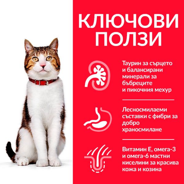 Суха храна Hill's Science Plan Feline Mature 7+ Chicken, 300 гр 00000003697 снимка