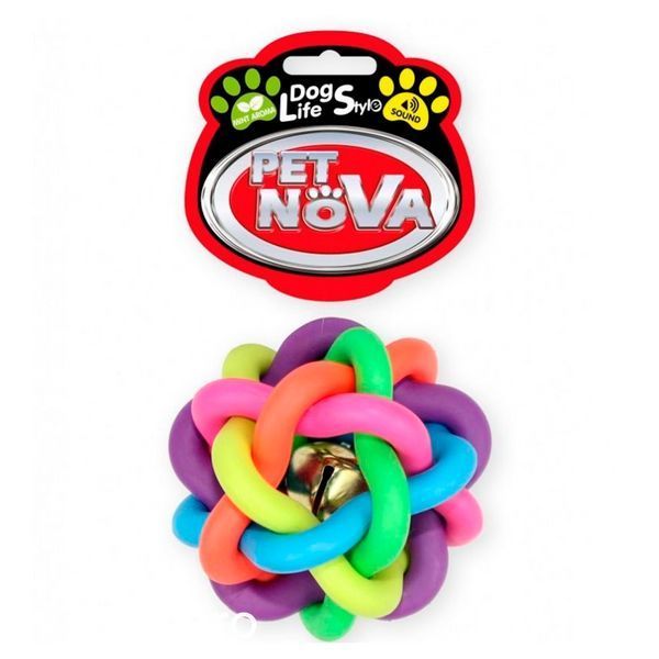 Играчка Pet Nova silicone multicolored, 6 cm 00000007096 снимка