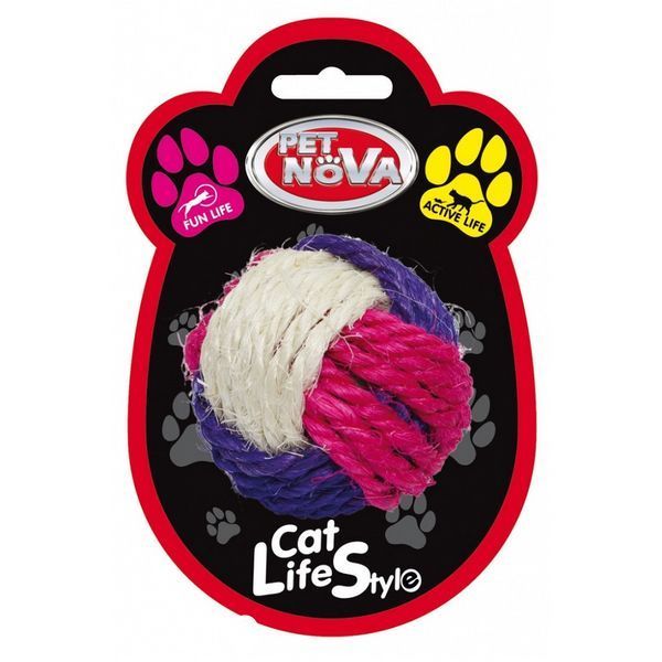 Играчка Pet Nova сезалена топка - 6 cm 00000006038 снимка