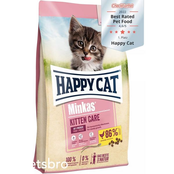 Храна Happy Cat Minkas Kitten Care Poultry - 10 кг 00000000206 снимка