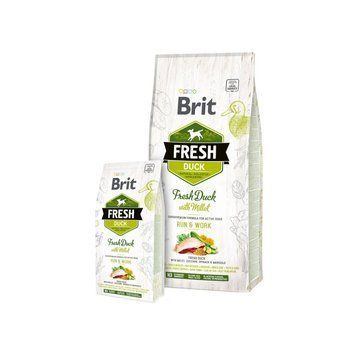 Сухой корм Brit Fresh Duck with Millet Adult Run & Work, 2,5 кг 00000005036 фото