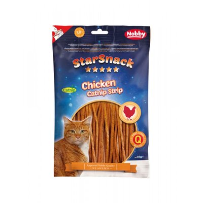 Лакомство Nobby StarSnack Chicken Catnip Strip - 85 гр 00000007193 снимка