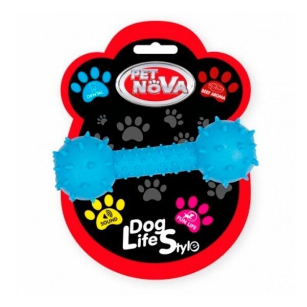 Игрушка Pet Nova Dental dumbbell - 14 cm, Blue 00000007043 фото
