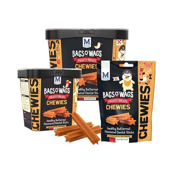 Лакомство Montego Bags O&rsquo; Wags Chewies Healthy Dental Sticks, 120 гр 00000010220 снимка