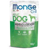 Мокра храна Monge Dog Grill Lamb & Vegetables - 100 гр 00000004064 снимка