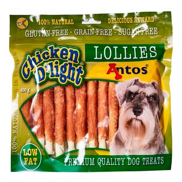 Лакомство Antos Dog Chicken D'light Lollies - 400 гр 00000008165 снимка