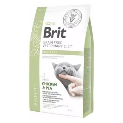 Суха храна Brit Veterinary Diets Cat Diabetes, 2 кг 00000005284 снимка