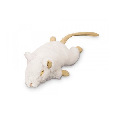 Играчка Nobby Plush Mouse - 19 cm, White 00000007179 снимка