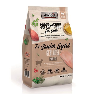 Суха храна MAC's Cat 7+ Senior / Light, 300 гр 00000007928 снимка