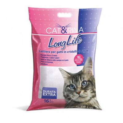 Пълнител за тоалетна Record Cat&Rina Silica gel cat litter classica, 5,5 л 00000006124 снимка