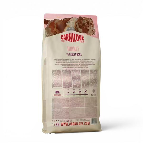 Суха храна Carnilove True Fresh Dog Dry Turkey for Adult All Breeds, 1,5 кг 00000010299 снимка