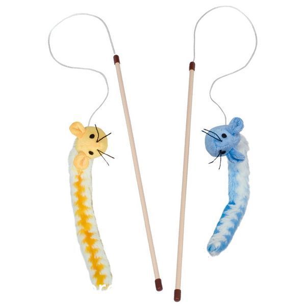 Игрушка Nobby Fishing rod with toy with catnip - 45/75 cm 00000003252 фото