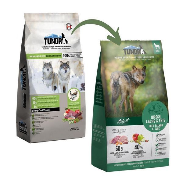 Сухой корм Tundra Dog Deer, Salmon&Duck, 750 гр 00000007765 фото