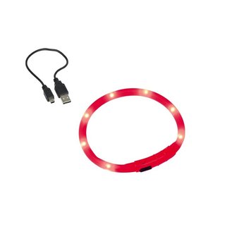 Нашийник Nobby LED light rope VISIBLE - M, Red 00000001673 снимка