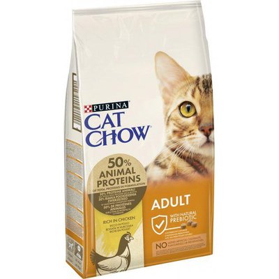 Суха храна Purina Cat Chow Adult Chicken & Turkey - 15 кг 00000003438 снимка