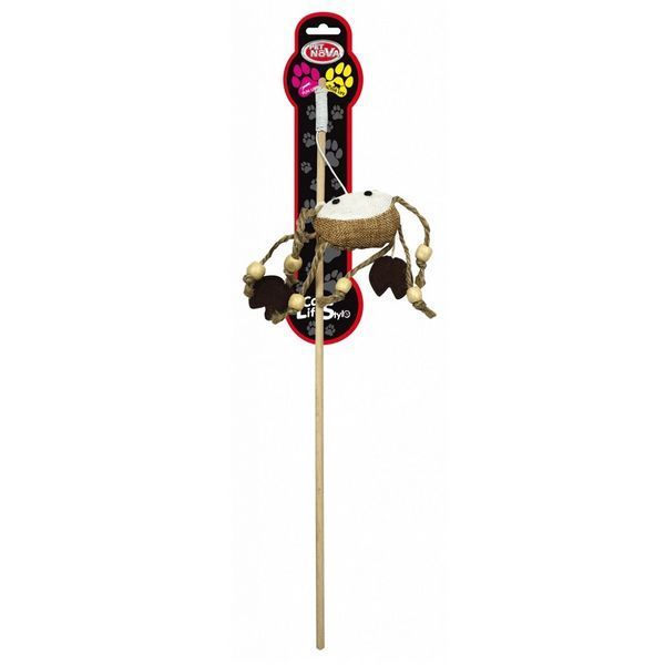 Играчка Pet Nova дървена пръчка за котки с рак - 40 cm 00000006034 снимка