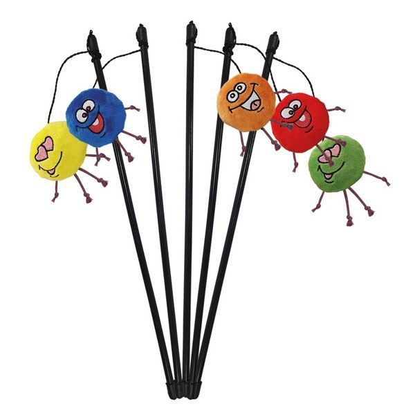 Играчка Nobby Fishing rod with toy "Crazy Faces" - 50/55 cm 00000003250 снимка
