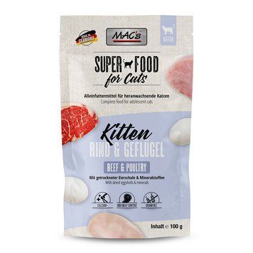 Пауч MAC's Kitten Beef&Poultry - 100 гр 00000007897 фото