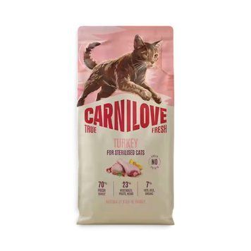Суха храна Carnilove True Fresh Cat Dry Turkey for Sterilised Adult All Breeds, 6 кг 00000010398 снимка