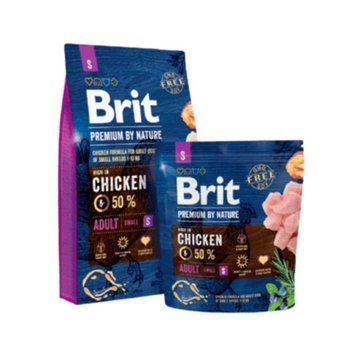 Сухой корм Brit Premium Adult S by Nature, 8 кг 00000005040 фото