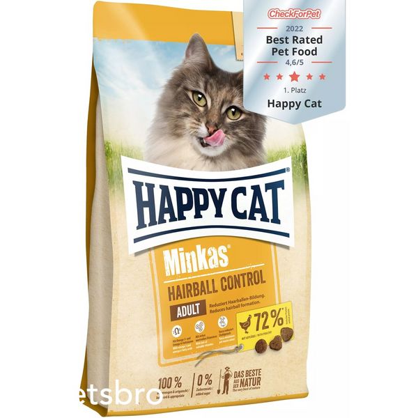 Храна Happy Cat Minkas Hairball Control Poultry - 10 кг 00000000204 снимка