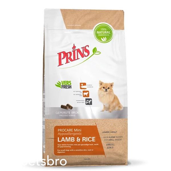 Храна ProCare Mini Lamb & Rice Hypoallergenic - за малки породи кучета 3 кг 00000000095 снимка