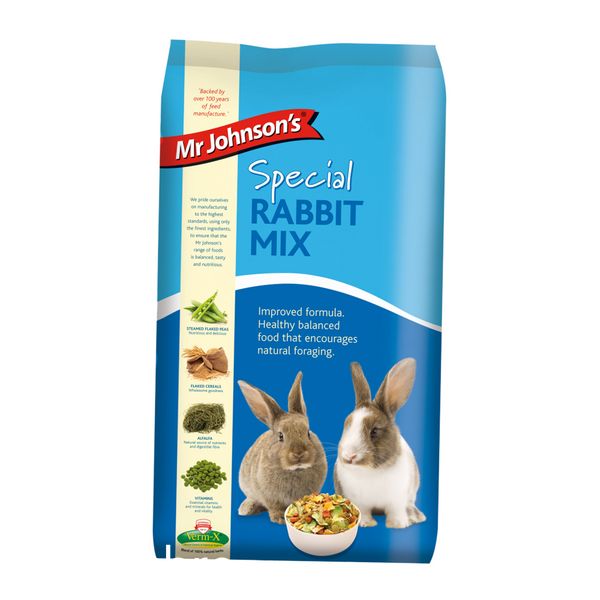 Храна за зайци Mr Johnson’s Special Rabbit Mix no pellets - 15 кг 00000006435 снимка