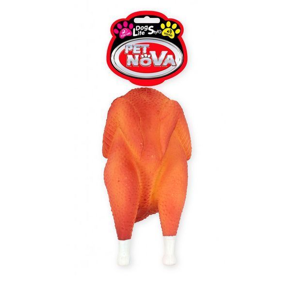Играчка Pet Nova grilled chicken - 19 cm 00000007062 снимка