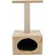 Драскалка Zolux Solo Cat Tree с къщичка и площадка - 31х31х56 cm, Beige 00000006172 снимка 1