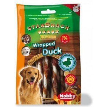 Лакомство Nobby StarSnack BBQ Wrapped Duck - 70 гр (70033) 00000000928 снимка