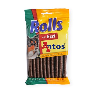 Лакомство Antos Dog Rolls Beef - 20 бр 00000008221 снимка