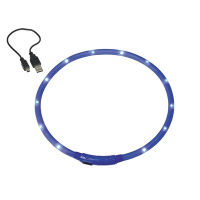 Нашийник Nobby LED light rope VISIBLE - XL, Blue 00000001674 снимка