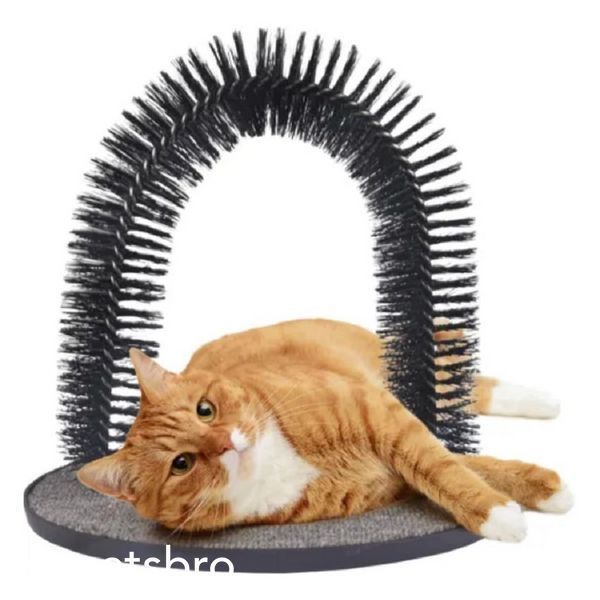 Драскалка Flamingo Massage and grooming arch с масажор - 36х35 cm 00000006069 снимка