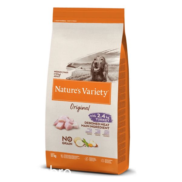 Суха Храна Nature's Variety Dog no grain med. adult turkey - 12 кг 00000006330 снимка