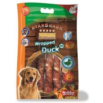 Лакомство Nobby StarSnack Barbecue Wrapped Duck - 140 гр (70073) 00000000912 снимка