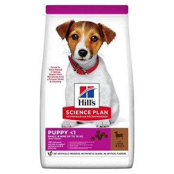 Суха храна Hill's Science Plan Canine Puppy Small & Mini Lamb and Rice, 300 гр 00000003665 снимка