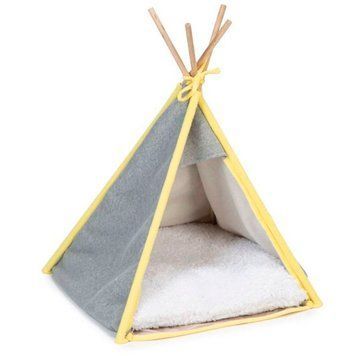 Къща Beeztees puppy tipi tent aika grey - 55х55х85 cm 00000006518 снимка