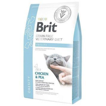 Сухой корм Brit Veterinary Diets Cat Obesity, 5 кг 00000005288 фото