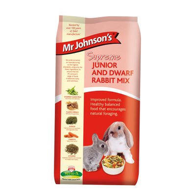 Храна за зайци Mr Johnson’s Supreme Junior&Dwarf Rabbit Mix - 15 кг 00000006436 снимка