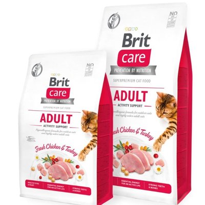 Суха храна Brit Care Cat Grain-Free Adult Activity Support, 2 кг 00000005162 снимка