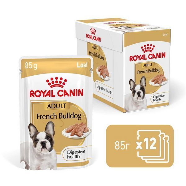 Пастет Royal Canin French Bulldog Loaf - 12x85 гр 00000010039 снимка