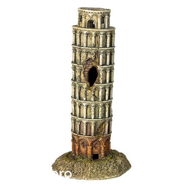 Декор Nobby Aqua Ornaments "Tower of Pisa" - 9x9x17,7 cm 00000003013 снимка