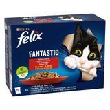 Кусочки в желе Purina Felix Fantastic Beef and Chicken - 12x85 гр 00000003356 фото